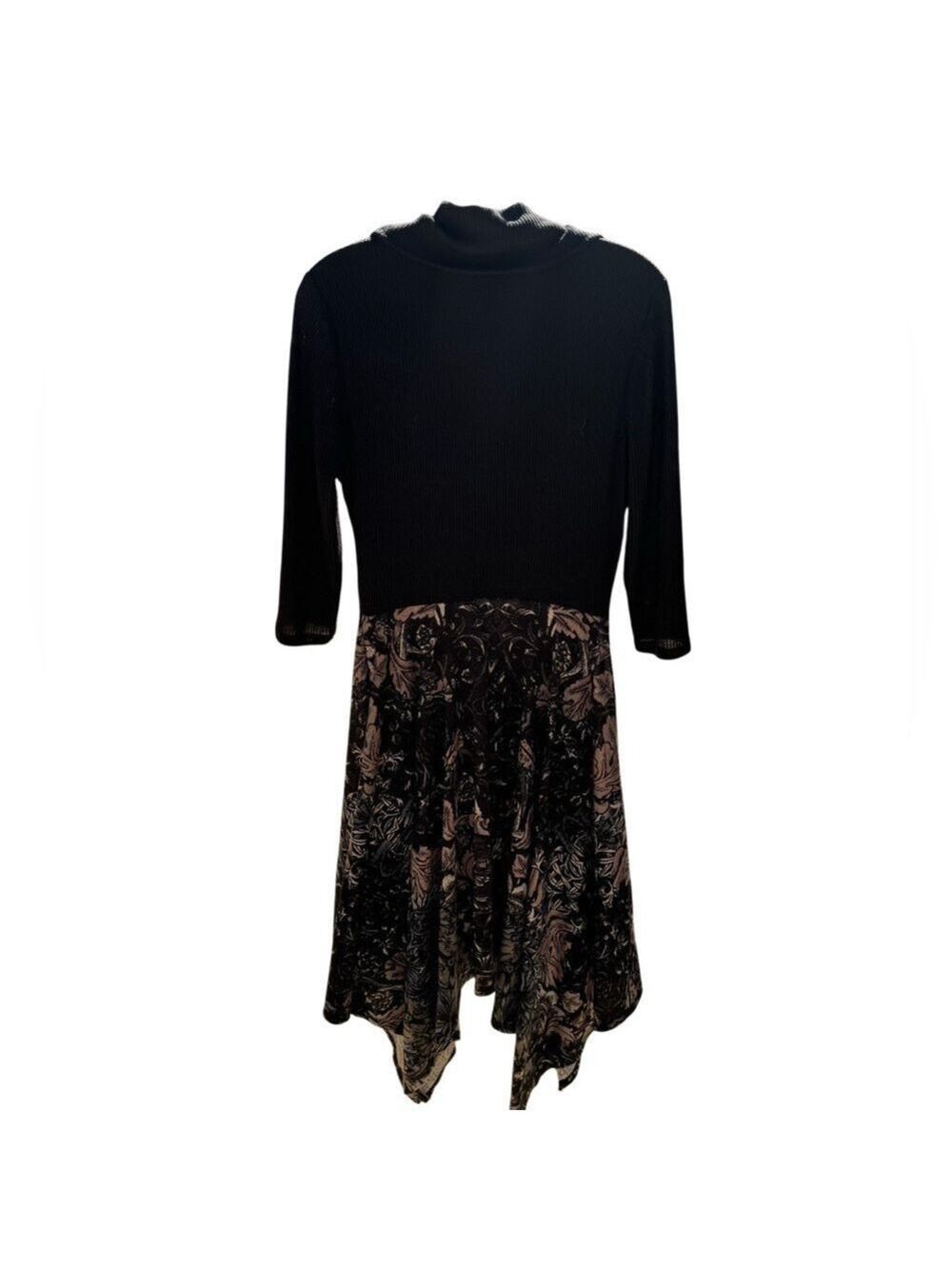 Signature by Robbie Bee Cowl Neck Dress Medium - Picture 3 of 6